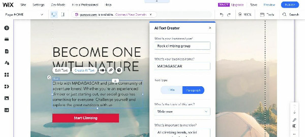 Wix Offers to Let AI Write All the Text for Your Website - ALSMA